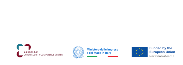 Project Funding - Cyber 4.0 Competence Center, Ministero delle Imprese e del Made in Italy, Funded by the European Union NextGenerationEU